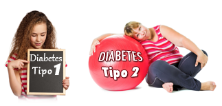 Imagen diabetes tipo 1 y 2