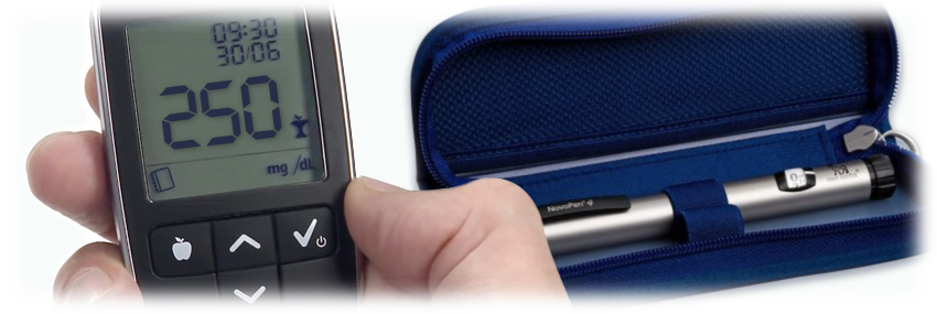 Imagen glucómetro