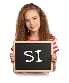 Imagen niña cartel SI