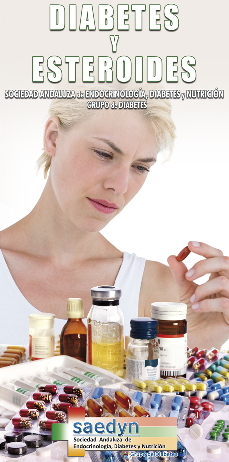 Imagen folleto diabetes y esteroides