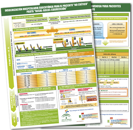 Imagen carteles insulinización hospitalaria