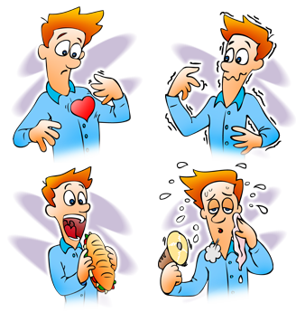 Imagen hipoglucemia síntomas nervioso central