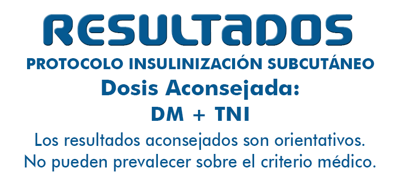 Resultados, Los resultados aquí mostrados
son orientativos. La opinión del facultativo prevalecerá sobre cualquier otra consideración.