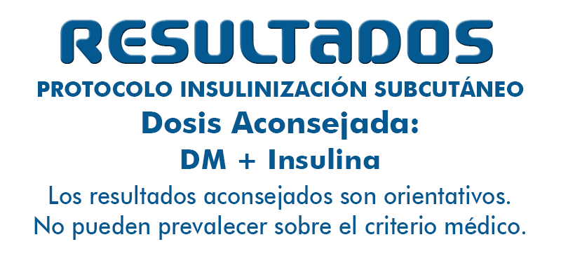 Resultados, Los resultados aquí mostrados
son orientativos. La opinión del facultativo prevalecerá sobre cualquier otra consideración.