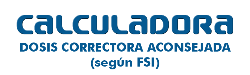 Imagen calculadora dosis correctora de urgencias